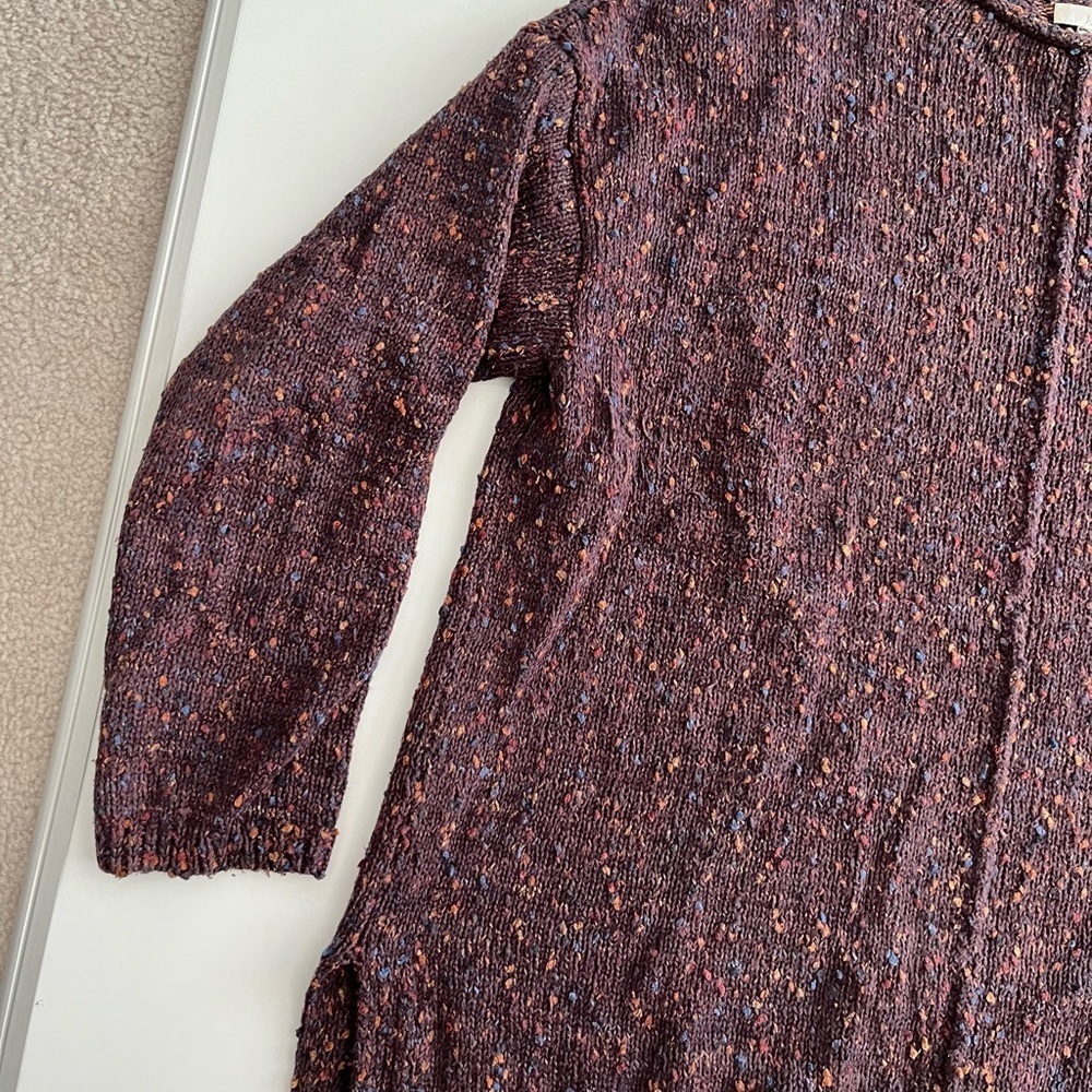 J. Jill Marled Knit Cardigan - purple - Picture 2 of 9